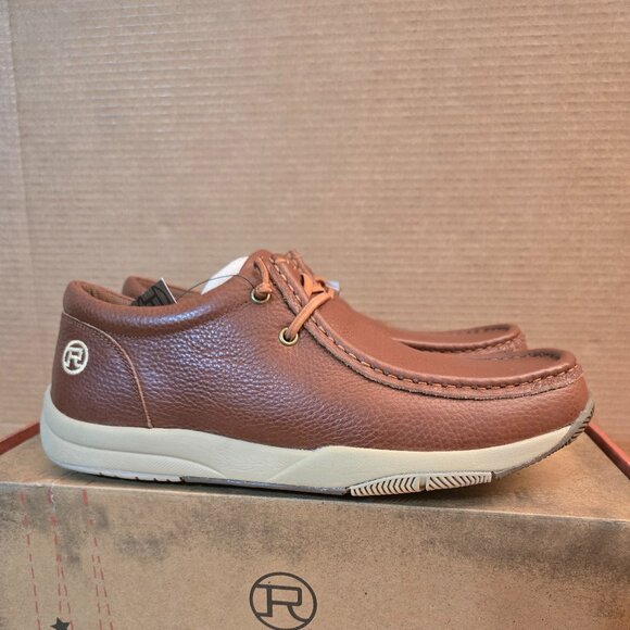 ROPER Men's Clearcut Slip On Casual Shoes  Size 8 Tumbled Brown 09-020-1662-3334 - Picture 3 of 14